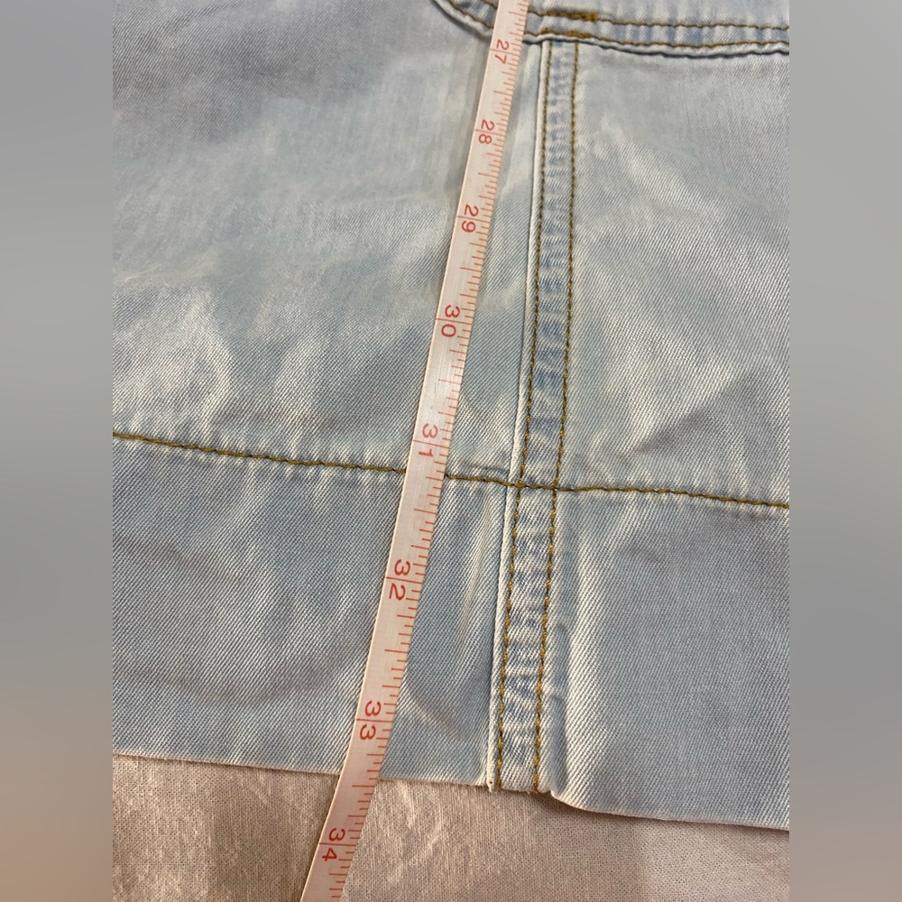 European denim overall sundress. Size 38 - Picture 7 of 9